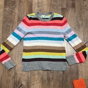 Gap Crazy Stripes Holiday Sweater size Medium